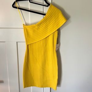 NWT - yellow superdown dress